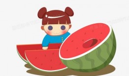 夏季吃瓜围兜图片大全