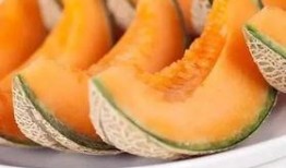 九九吃哈密瓜,甜蜜滋味尽在口中